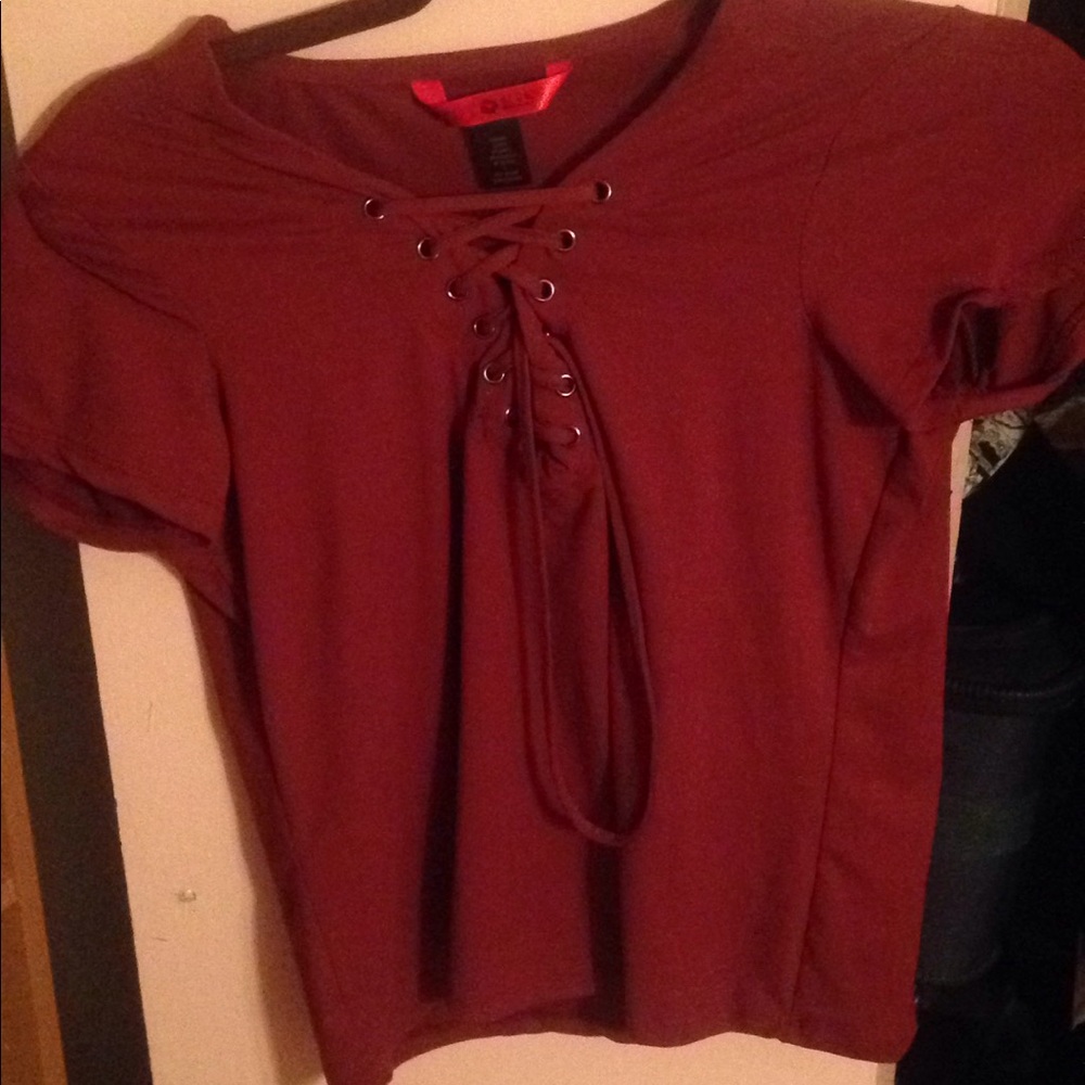 Burgundy Tee